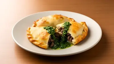Baked beef empanadas