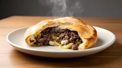 Beef calzone
