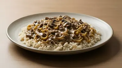 Beef stroganoff