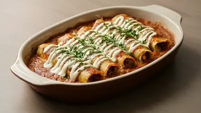 Chicken enchiladas