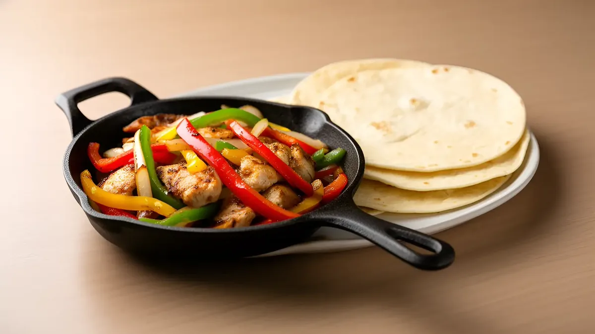 Chicken fajitas