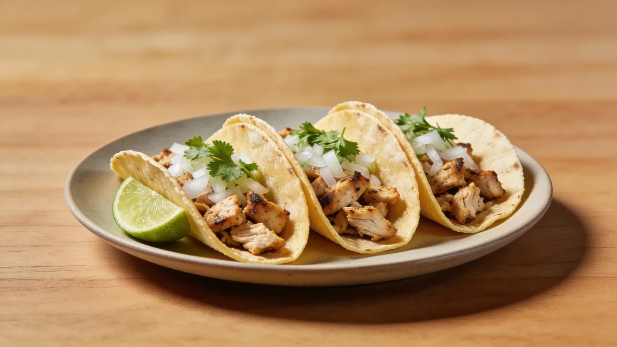 Chicken tacos