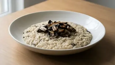 Mushroom risotto