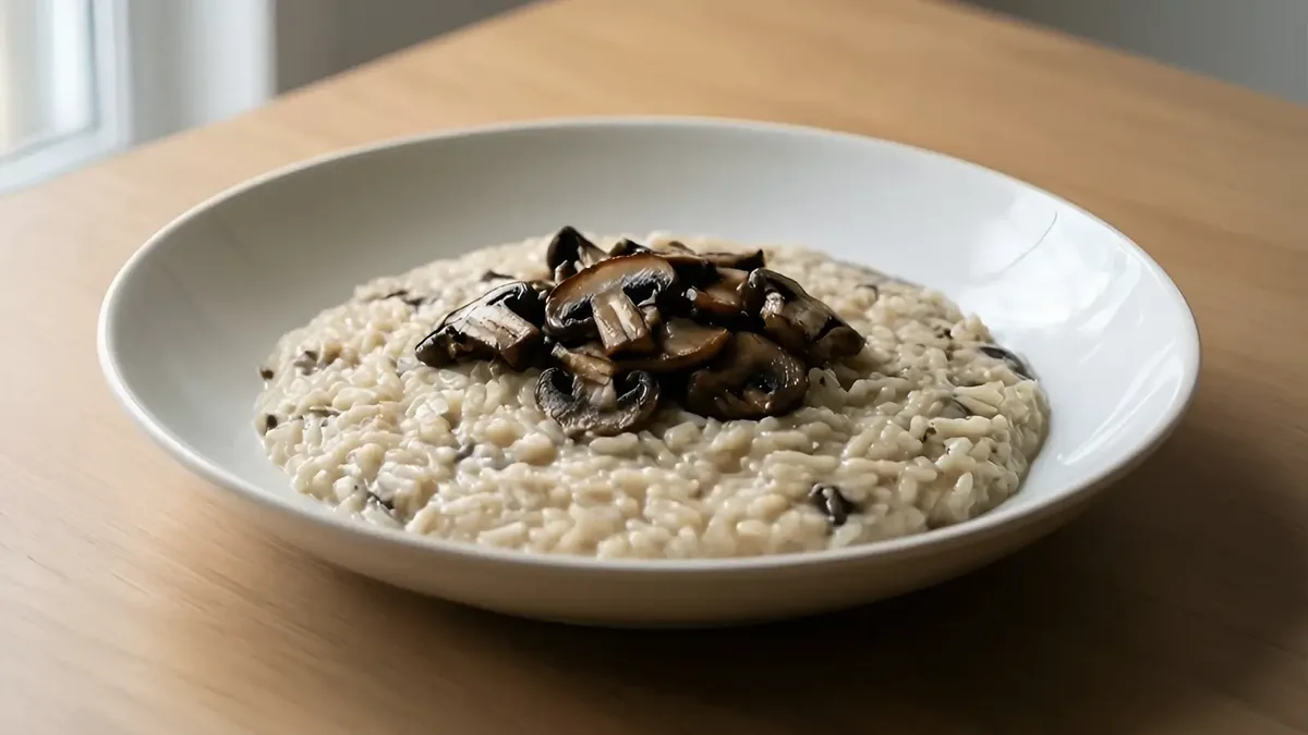 Mushroom risotto
