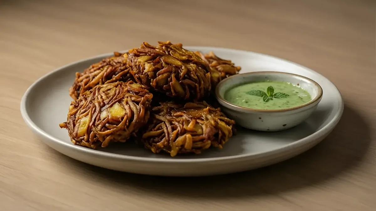 Onion pakoras