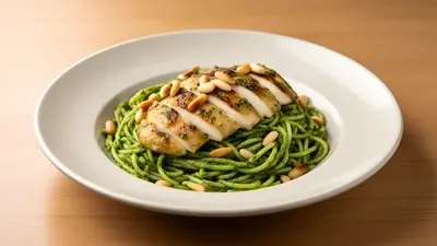 Pesto chicken pasta
