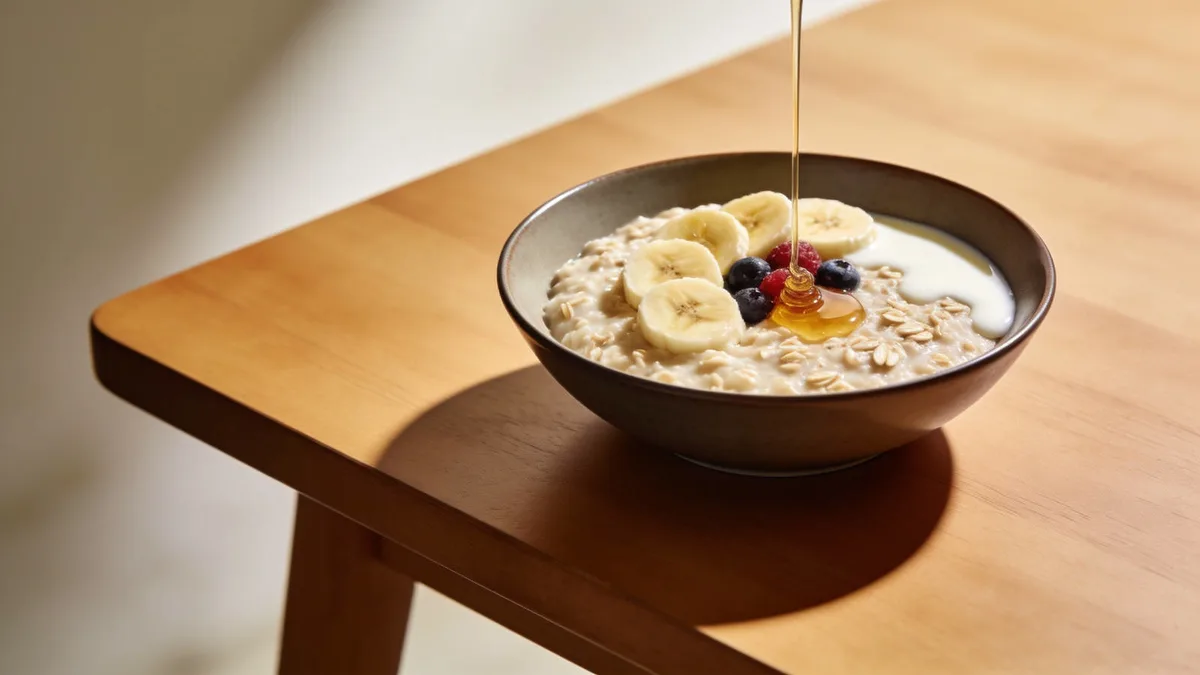 Porridge with fruit