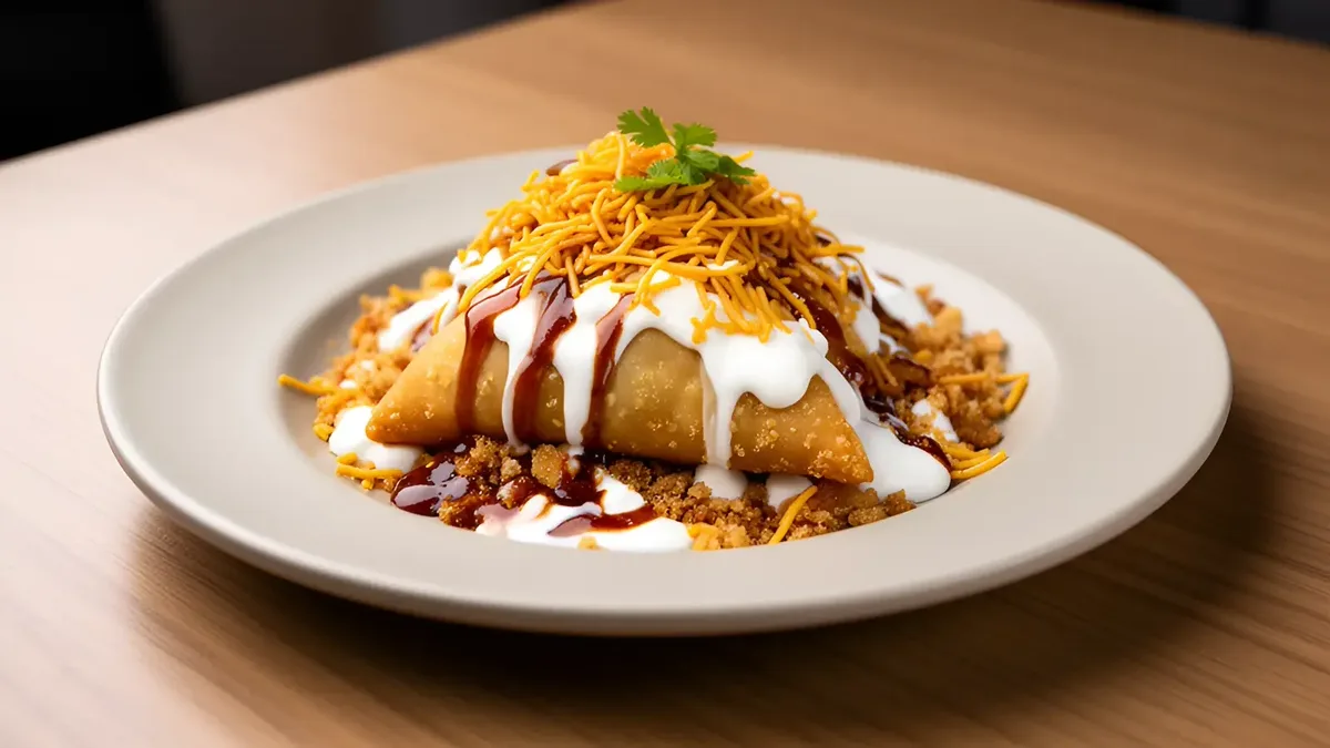 Samosa chaat